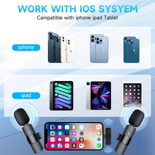 Micrófono Inalámbrico Profesional de Solapa para iPhone e iPad - Image 4