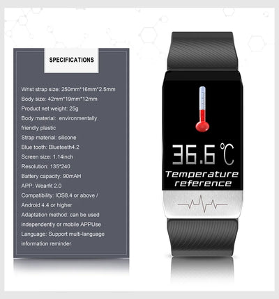 Pulsera Inteligente de Monitoreo de Temperatura Corporal - Image 36