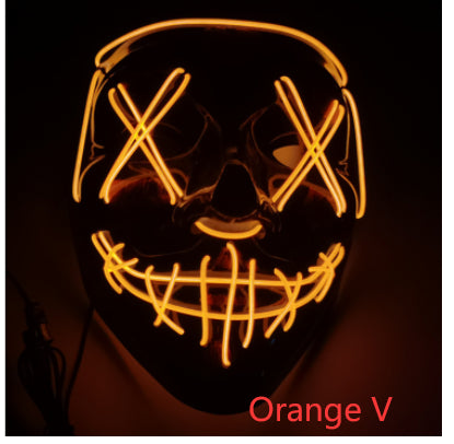 Máscara de Terror Halloween con Luz LED Fluorescente - Image 23