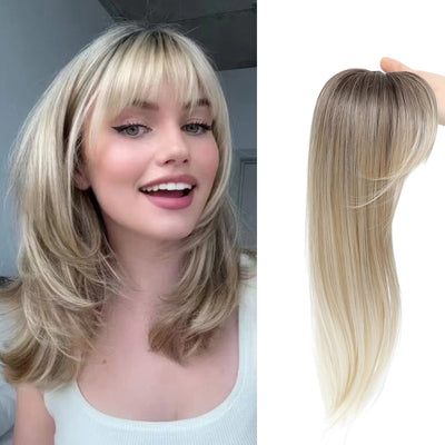 Extensión de Cabello Sintético con Clip de Hebilla - Peluca Simulada Premium