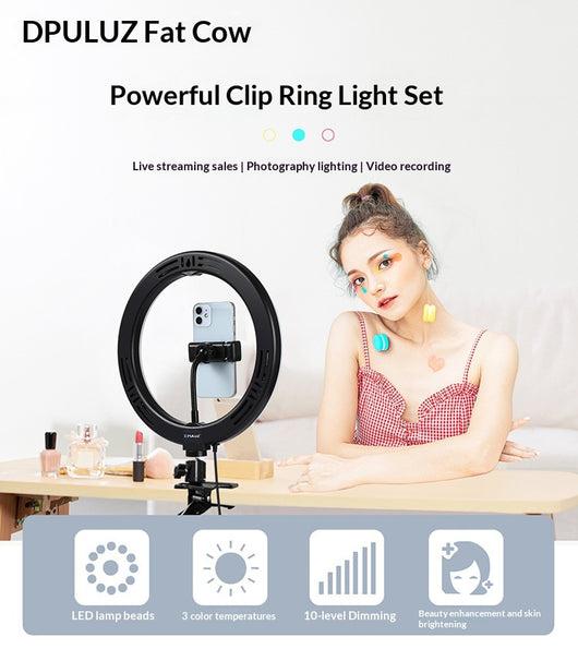 Lámpara de Escritorio LED 26cm con Pinza Ajustable - Image 16