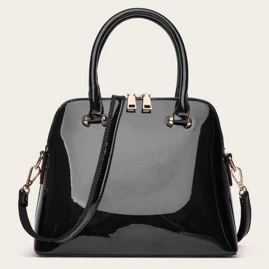 Bolso Tote Brillante para Mujer con Asa de Hombro - Image 2
