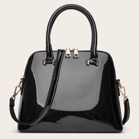 Bolso Tote Brillante para Mujer con Asa de Hombro - Image 2