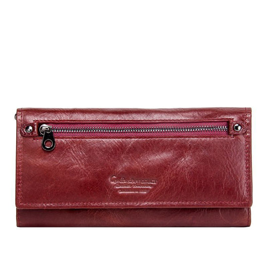 Cartera Larga de Cuero para Mujer con Múltiples Compartimentos - Image 6