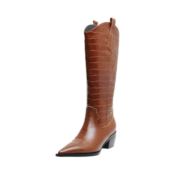 Botas Martin Altas Estilo Lattice - Botines Multiuso para Mujer