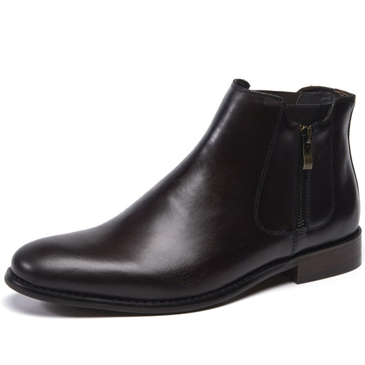 Botas de Cuero Genuino para Hombre - Primera Capa - Image 11