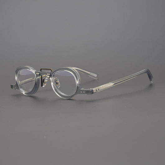 Gafas de Montura Redonda Pequeña Artesanal para Miopía - Image 7