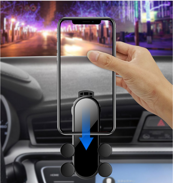 Soporte Magnético para Teléfono en Rejilla de Ventilación Automotriz