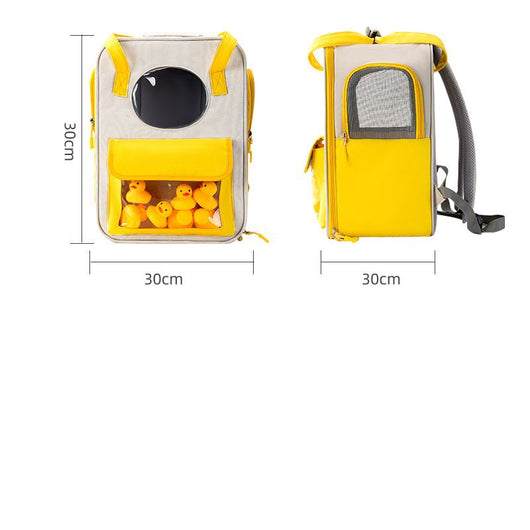 Mochila de Lona Transpirable de Gran Capacidad para Mascotas - Image 2