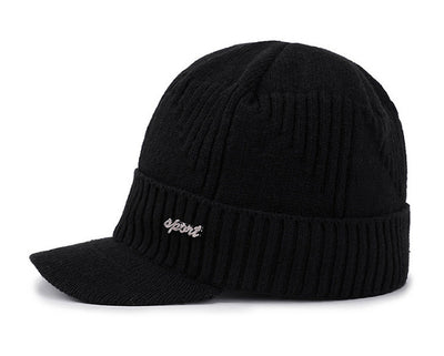 Gorro Tejido de Lana Gruesa con Forro de Algodón para Hombre - Image 8