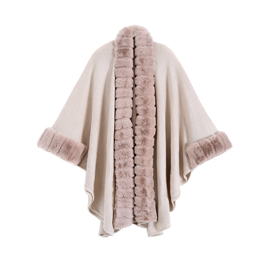 Abrigo de Punto Oversized con Cuello de Conejo Artificial - Image 19