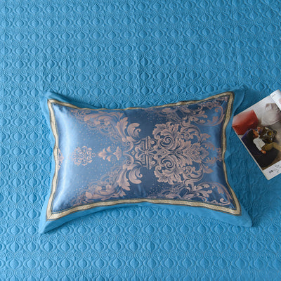 Funda de Almohada Jacquard de Algodón Satinado - Par de Dos - Image 26