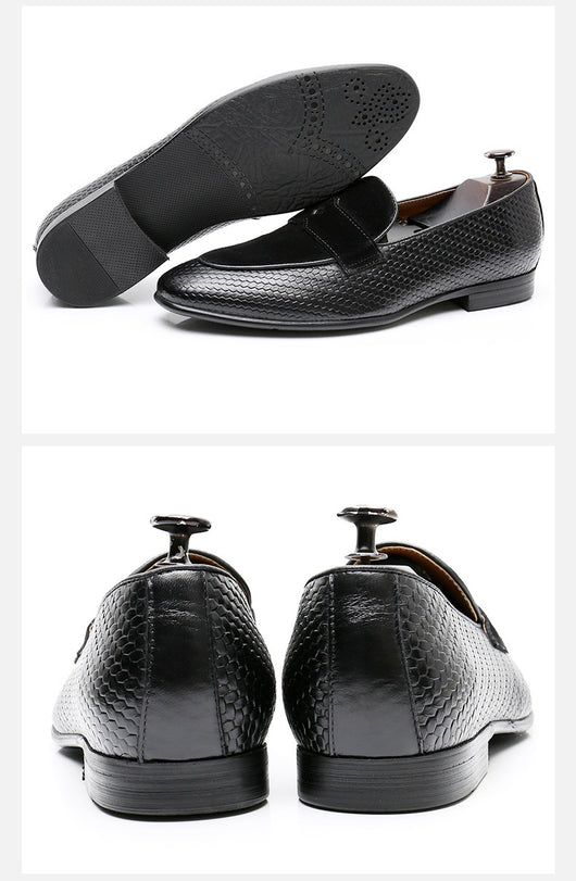 Zapatos de Cuero Ejecutivos Bajos Transpirables para Hombre - Image 11
