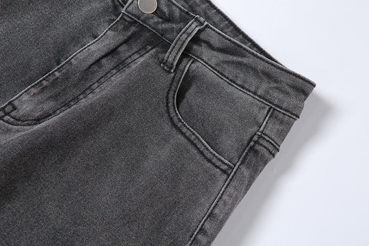 Pantalones Casuales de Cintura Alta con Pliegues y Abertura Lateral - Image 2