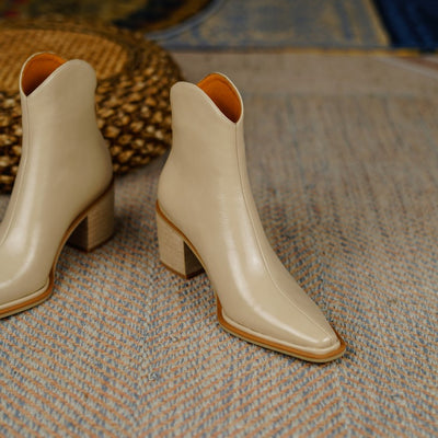 Botas Bajas para Mujer con Tacón Grueso - Image 12