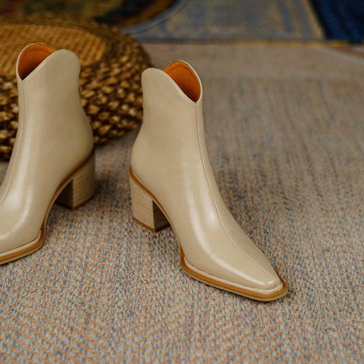 Botas Bajas para Mujer con Tacón Grueso - Image 12