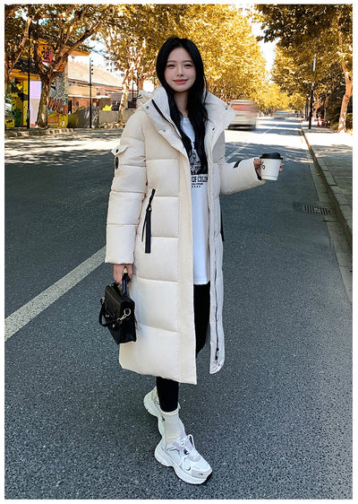 Chaqueta Acolchada de Algodón Grueso - Estilo Coreano Impermeable al Frío - Image 9