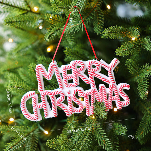 Adornos Navideños de Arcilla Polimérica con Letras Personalizadas - Image 6