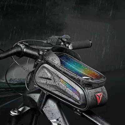 Bolsa Multifunción para Bicicleta - Tubo Superior, Manillar y Sillín - Image 4