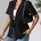 Chaqueta Casual de Mujer en Colores Sólidos