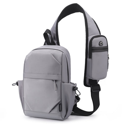 Mochila Pecho Oxford para Hombre - Bolsa Cruzada Funcional - Image 11