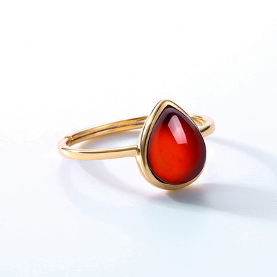 Anillo de Granate Natural en Plata Esterlina - Diseño Elegante y Sofisticado - Image 11