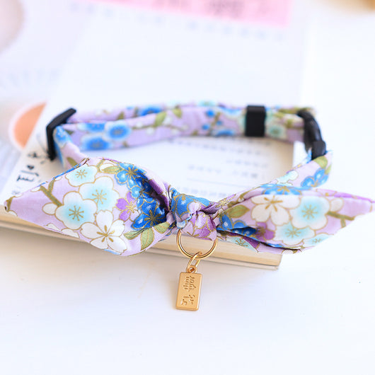 Collar Festivo para Mascotas con Lazo y Campana - Gato, Cachorro y Conejo - Image 5