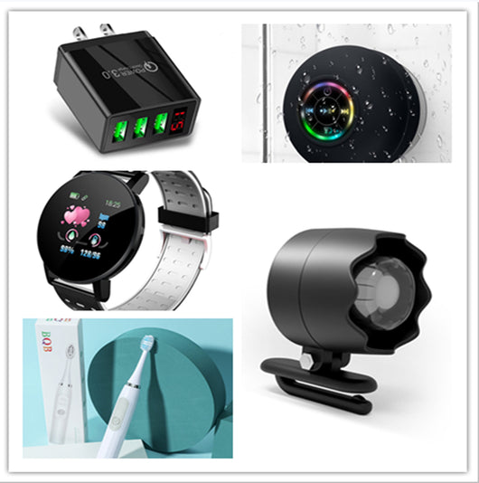 Parlante Bluetooth Impermeable con Ventosa Potente y Luces LED - Image 9