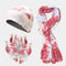 Conjunto Invierno Tie-Dye: Gorro, Guantes y Bufanda para Mujer