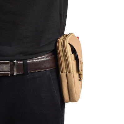 Riñonera Deportiva para Hombre en Lona Resistente con Cinturón - Image 13