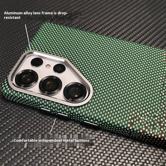 Funda Protectora Magnética de Fibra de Carbono y Kevlar con Absorción de Impactos - Image 2