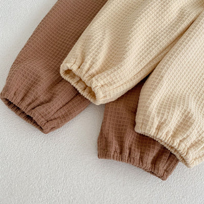 Pantalones Holgados de Algodón Acanalado para Niños - Image 14