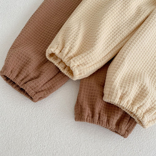 Pantalones Holgados de Algodón Acanalado para Niños - Image 14