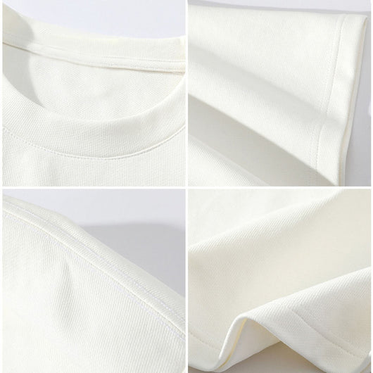 Playera de Algodón Cuello Redondo Otoño Unisex - Diseño Tendencia - Image 8