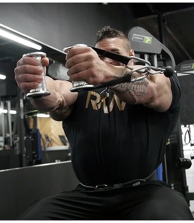 Extensor de Pecho y Brazos con Agarre de Cuerda para Entrenamiento Funcional - Image 12