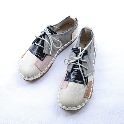 Zapatos Colorblock con Punta Redonda y Suela Blanda - Diseño Único y Cómodo - Image 4