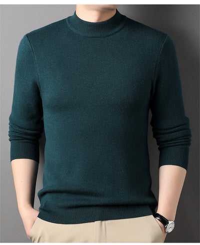 Suéter Cuello Medio Hombre - Diseño Minimalista y Versátil - Image 24