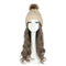 Gorra Beige, Madera Verde, Gris