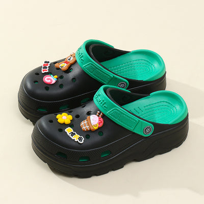 Sandalias Tipo Muffin con Plataforma para Mujer - Pantuflas de Exterior con Cobertura - Image 2