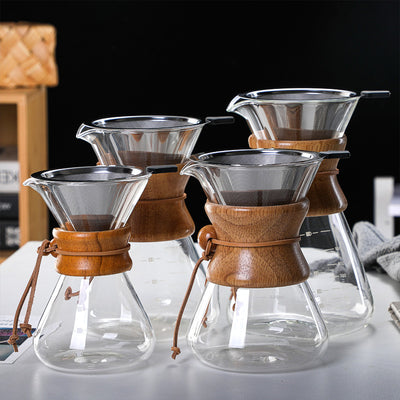 Cafetera de Vidrio Borosilicato para Preparar Café a Mano - Image 17