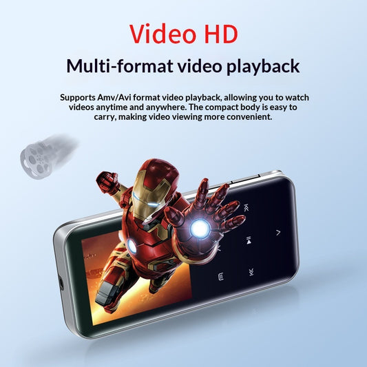 Reproductor MP4 Portátil M22 con Pantalla Táctil 1.8" y Bluetooth para Estudiantes
