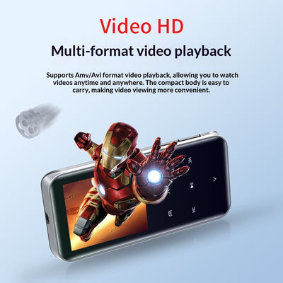 Reproductor MP4 Portátil M22 con Pantalla Táctil 1.8" y Bluetooth para Estudiantes