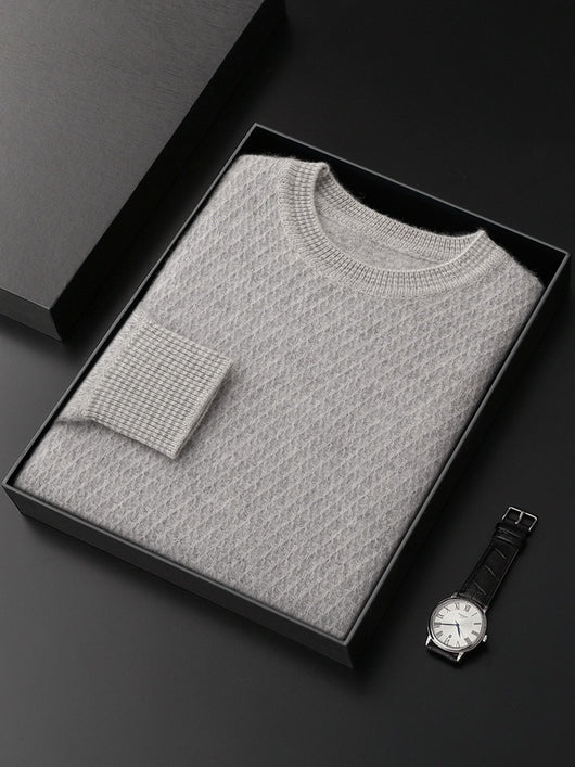 Suéter Ejecutivo de Cuello Redondo para Otoño e Invierno - Image 5