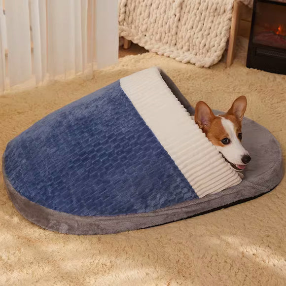 Cama Nido Térmico para Perros Pequeños y Medianos - Bolsa de Dormir Desmontable