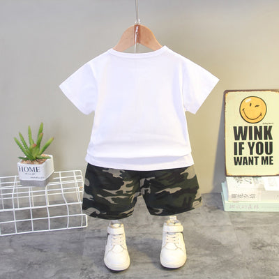 Traje Corto Camuflaje Moderno para Niño con Bolso Bandolera - Image 13