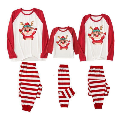 Pijama Navideño Cómodo de Algodón - Conjunto Loungewear Festivo