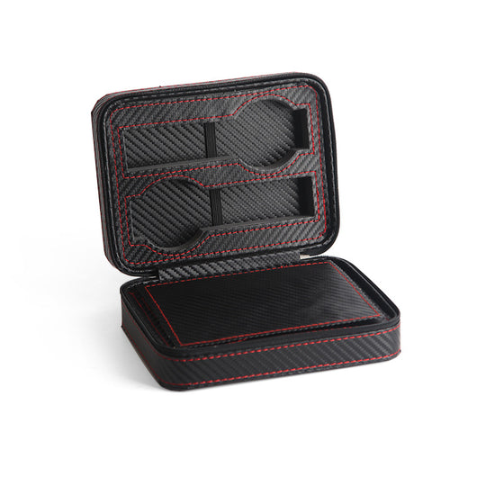 Estuche Portátil de Cuero para Reloj con Cierre de Cremallera - Image 10