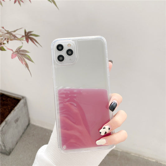Funda Protectora con Efecto Quicksand de Colores Translúcidos