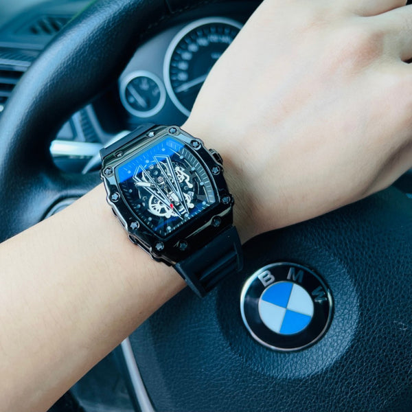 Reloj de Cuarzo Deportivo Hueco para Hombre