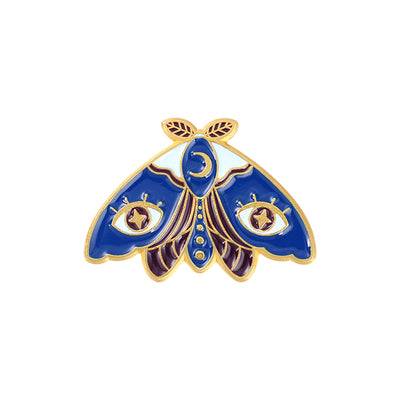 Broche Vintage Estrella y Luna en Oro - Joya Animal Esmaltada - Image 9